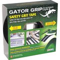 Incom Gator Grip Traction Tape, 60 ft L, 2 in W, PVC Backing, Black RE142